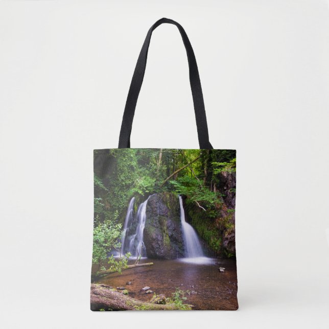 Fairy Glen waterfall, Rosemarkie Tote bag (Frente)