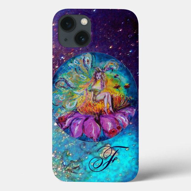 FAIRY IN A NOITE Blue Teal Monograma (Verso)