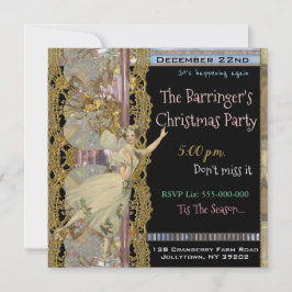 Fairy Lembinder Convite de festas de Natal