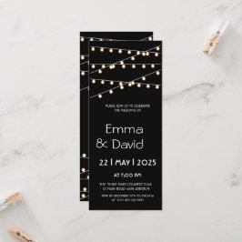 FAIRY LIGHS CONVITE DE CASAMENTO