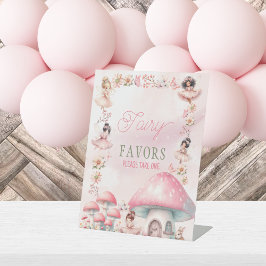 Fairy Mushroom House Pink Birthday Favors