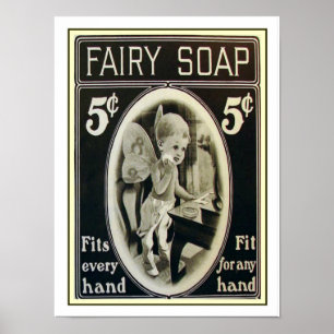 Fairy Soap Ad Impressão 12 x 16