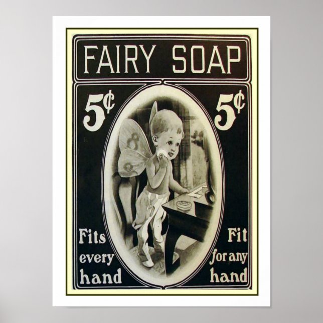 Fairy Soap Ad Impressão 12 x 16 (Frente)