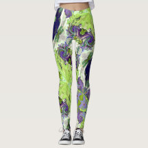 Fairy Tale Hearts Lemon Leggings