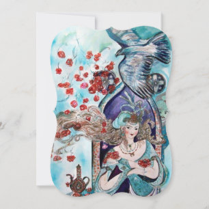 FAIRY TURCO TALE Teal Blue Dourado Sparkles