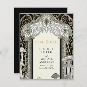 Fairycore Salve a Data Floresta Dourada Negra