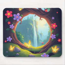 Fairyland Waterfall Mouse Pad