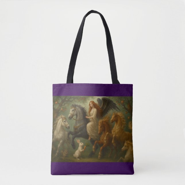 Fairytale Horses and Angel Tote (Frente)