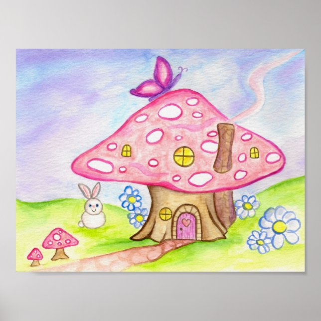 Fairytale House Art Poster (Frente)