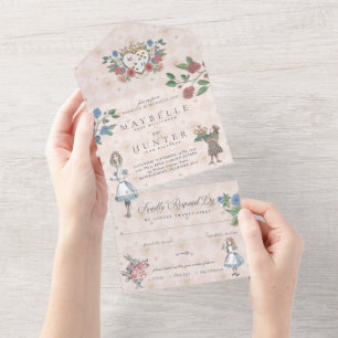 Fairytale Vintage Alice no Storybook da Terra Mara