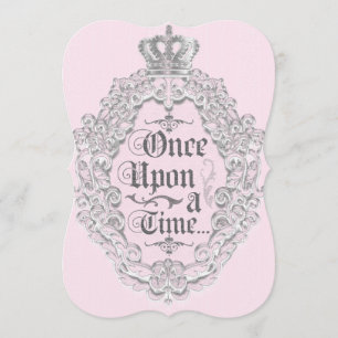 Fairytale Vintage Storybook Princesa Convite