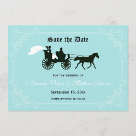 Fairytale Wedding Salve Cartões de Data
