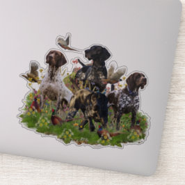 Faisão caçador com adesivo SPG