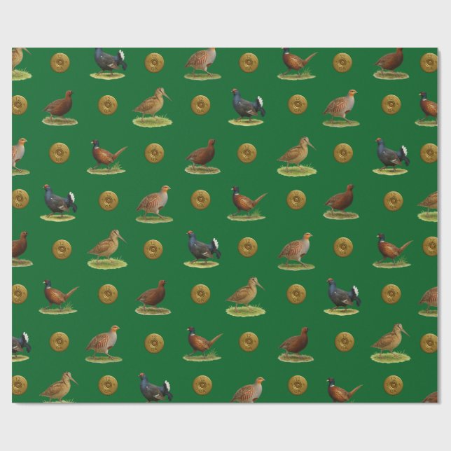 Faisão, Lagopus, Perdiz, Papel de embrulho de Nata (Aberto)