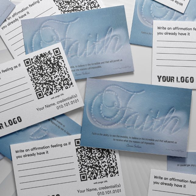 Faith Cartão de visita (Faith empowering business cards)