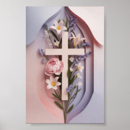 Faith Cross Matte Poster | Ai design