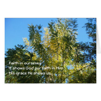 Faith Haiku/Árvores no Cartões