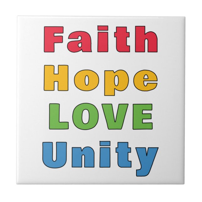 Faith Hope Love Unity (Frente)