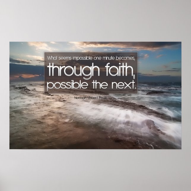 Faith Motivational Poster (Frente)