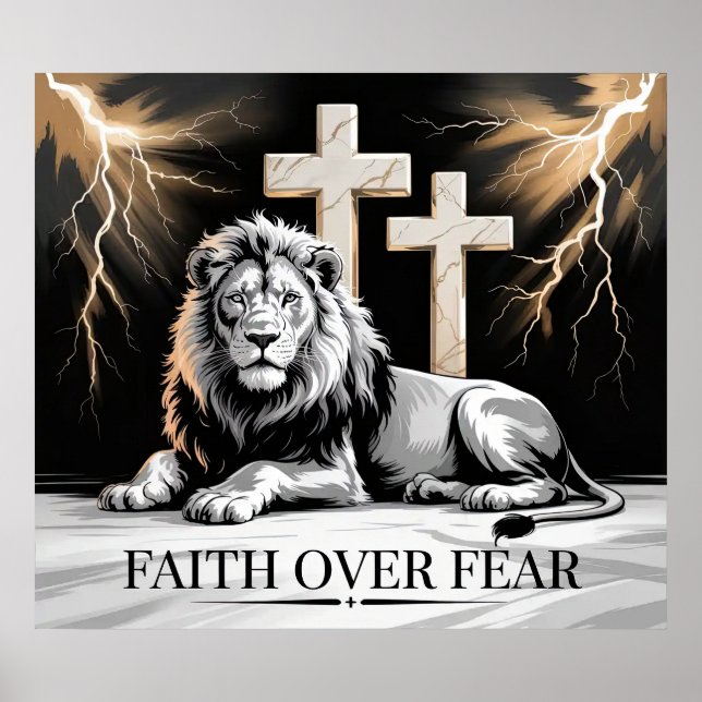 Faith Over Fear Poster (Frente)