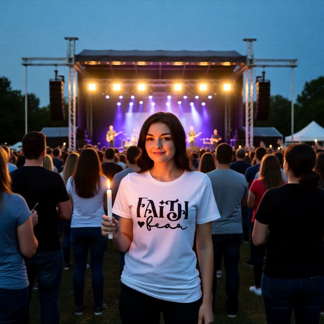 Faith Over Fear Simple Statement (Criador carregado)