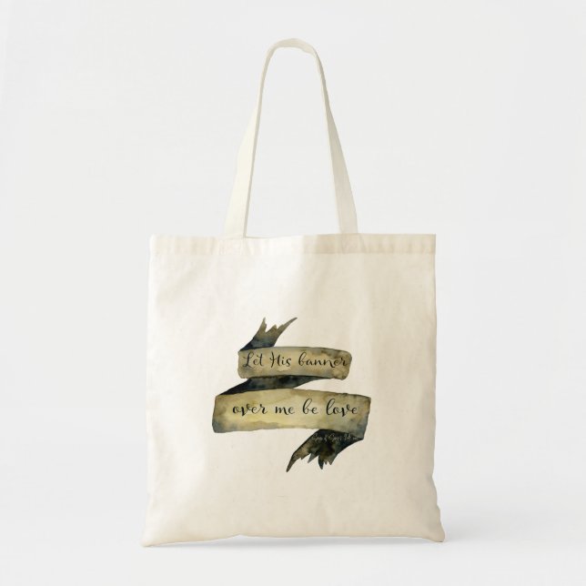 Faith Tote Bag | Bolsa de compra cristã (Frente)