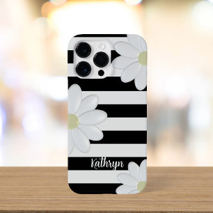 Faixa Branca e Preta-Floral Personalizada