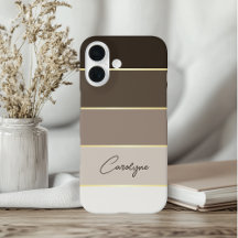 Faixa de cores personalizada marrom elegante