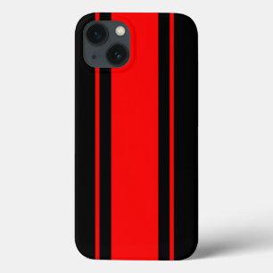 Faixa de corridas de preto e vermelho
