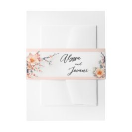 Faixa Decorativa Para Convite A Love Blossoming Under the Cherry Trees