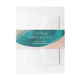 Faixa Decorativa Para Convite Abstrato Watercolor Wedding