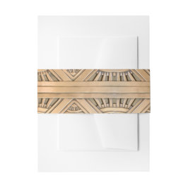 Faixa Decorativa Para Convite Antique Gold Wedding