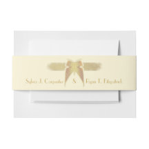 Arte Deco Borboleta Monograma Ouro Casamento