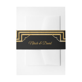 Faixa Decorativa Para Convite Arte Legante Deco Gatsby Wedding