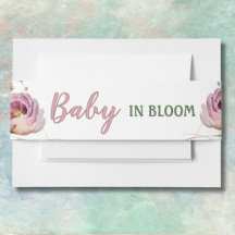 Bebê no Bloom Girl Chá de fraldas