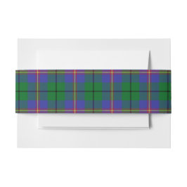 Faixa Decorativa Para Convite Carmichael Scottish Tartan Belly Banda