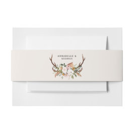 Faixa Decorativa Para Convite Casamento botânico russo rosa-terracotta floral