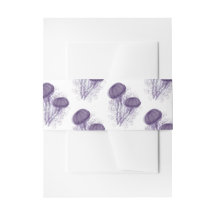 Casamento de Arte Náutica de Peixes-Geleia Roxos