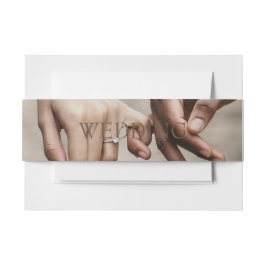 Faixa Decorativa Para Convite Casamento de colagem de fotos minimalista