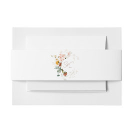 Faixa Decorativa Para Convite Casamento de Jardim Floral de Flor de Flor Bico Ru