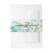 Casamento de Primavera de Watrecolor de flores sel