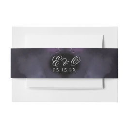 Faixa Decorativa Para Convite Casamento de Rosas vermelhas Roxo Gótico
