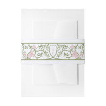 Casamento Floral em Rosa e Verde Art Nouveau