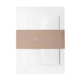 Faixa Decorativa Para Convite Casamento Minimalista Boho Terracota