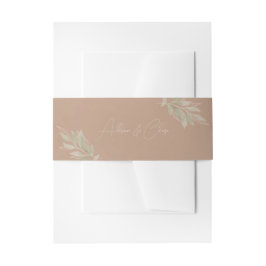 Faixa Decorativa Para Convite Casamento Minimalista Boho Terracota