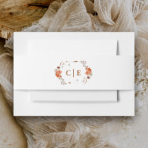 Casamento Rústico Floral Laranja Queimado Boêmio