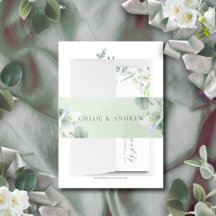 Casamento Simples Elegante Verde Chloe