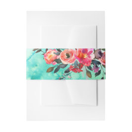 Faixa Decorativa Para Convite Cinto para convite | Casamento de primavera Floral