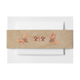 Faixa Decorativa Para Convite Coleção de Casamentos Rustic & Cozy Autumn