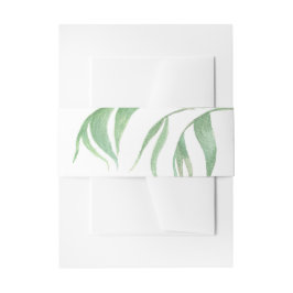 Faixa Decorativa Para Convite Convite de Folha de Palmeira em Aquarela Cintura